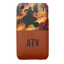 ATV on the Road from Hell Iphone 3 Covers