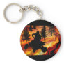 ATV on the Road from Hell Key Chain