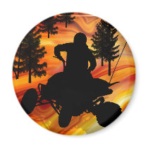 ATV on the Road from Hell Magnets