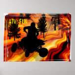 ATV on the Road from Hell Posters