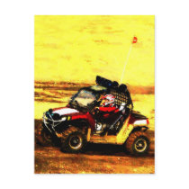 ATV Rider - All Terrain Extreme  Motorsports Postcards