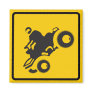 ATV Traffic Highway Sign Fridge Magnet