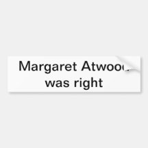 Atwood bumper sticker