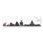 atx_skyline_4_8 fashions BUMPER STICKER