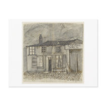Au Charbonnage Café, Vincent van Gogh Postcard