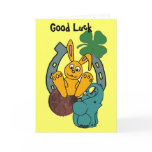 AU- Funny Good Luck Card