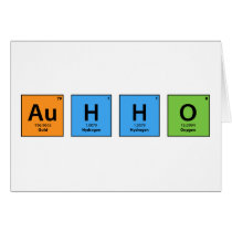 Au H2 O Cards