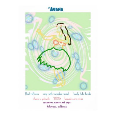 'Auana (Modern Hula) Poster by Reflekshins