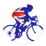 Auatralian Biker Round Sticker