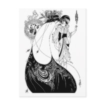 Aubrey Beardsley - The Peackock Skirt GC Post Card
