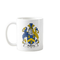 Aubrey Family Crest Coffee Mugs