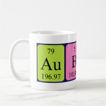 Auburn periodic table name mug