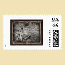 Auburn Ravine, 1852 by Joseph Blaney Starkweather stamps