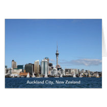 Auckland City, New Zealand by Day Cards