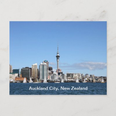 Auckland City, New Zealand by Day Post Cards