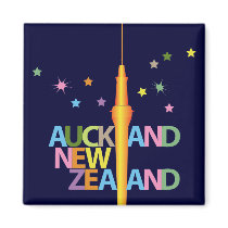 Auckland City New Zealand magnets by adellaandmella Auckland City New Zealand magnets