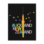 Auckland City New Zealand Post Card