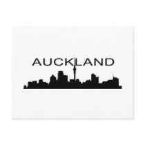 Auckland in Silhouette Postcard