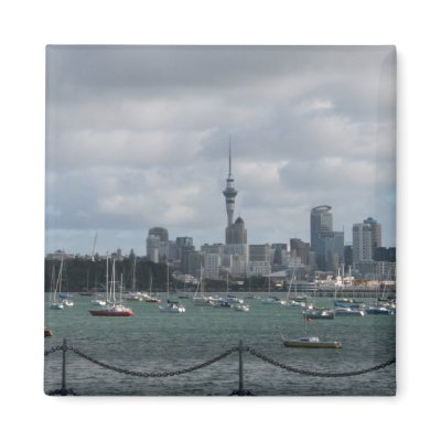 Auckland, New Zealand Magnet by snaphappysara