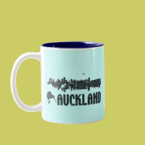 Auckland New Zealand Skyline Coffee Mug mugs