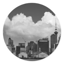 Auckland New Zealand Round Stickers