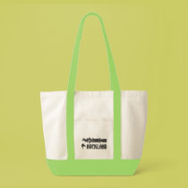 Auckland Retro Vintage Canvas Accent Tote Bag