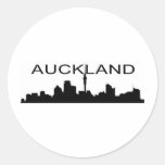 Auckland Round Stickers