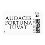 Audaces Fortuna Juvat postage