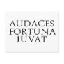 Audaces Fortuna Juvat Postcards