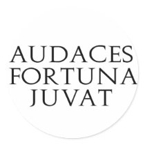 Audaces Fortuna Juvat stickers