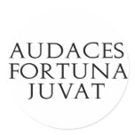 Audaces Fortuna Juvat Sticker