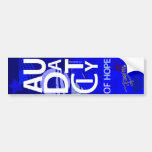 "Audacity" Designer Vertical Bumper Sticker