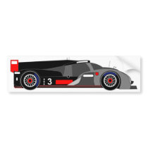 Audi R18 TDI bumper stickers