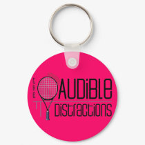 Audible Distractions Team Keychain by jodlip Audible Distractions Team Keychain