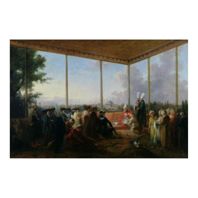Audience Given in Constantinople by bridgemanart