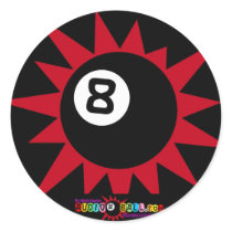 Audio8ball.com "8ball" Sticker