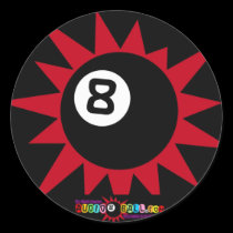 Audio8ball.com "8ball" Sticker stickers