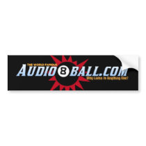 Audio8ball.com Winter 2011 Bumper Sticker