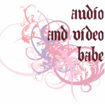 Audio and Video Babe photo sculptures