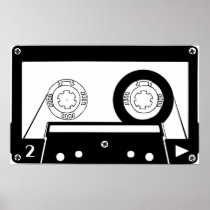 Audio Cassette or Nerd Art Posters