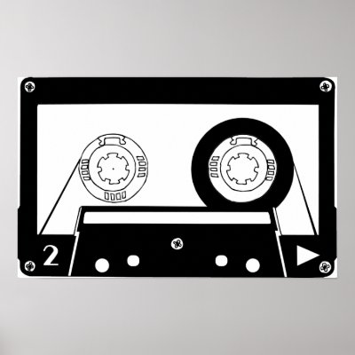Audio Cassette or Nerd Art Posters by popculture_t_shirts