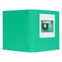 audio compact cassette 3 ring binders