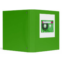 audio compact cassette vinyl binders