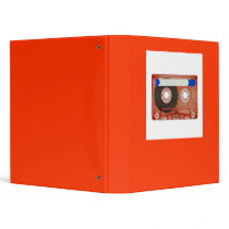 audio compact cassette vinyl binder