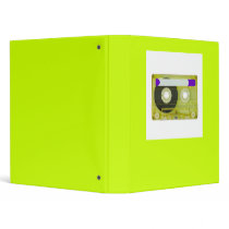 audio compact cassette vinyl binder