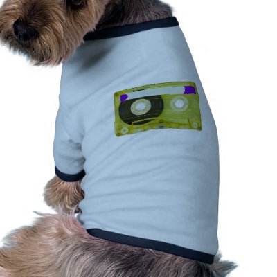 audio compact cassette pet shirt by skaljac