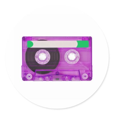 audio compact cassette stickers by skaljac