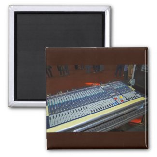 audio mixing console - sound board