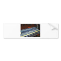 audio mixing console - sound board bumper sticker
