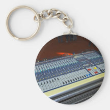 audio mixing console - sound board key chains